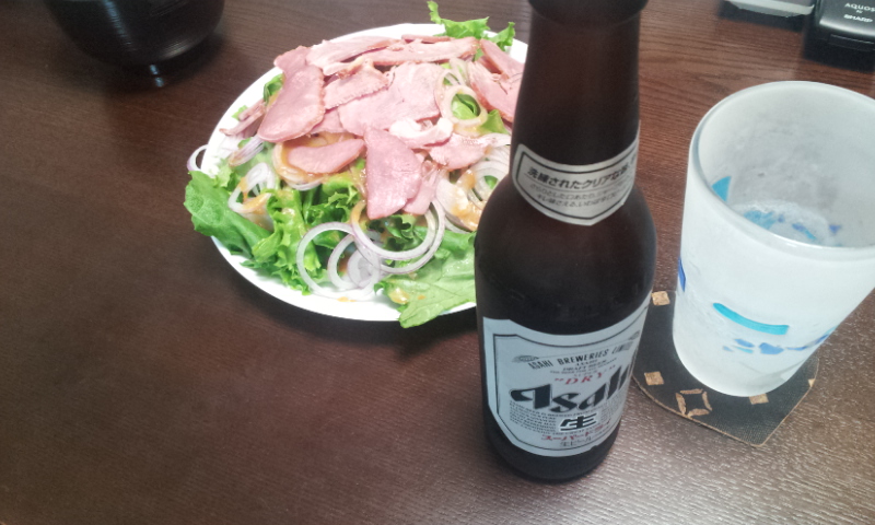 瓶ビールデビュー！