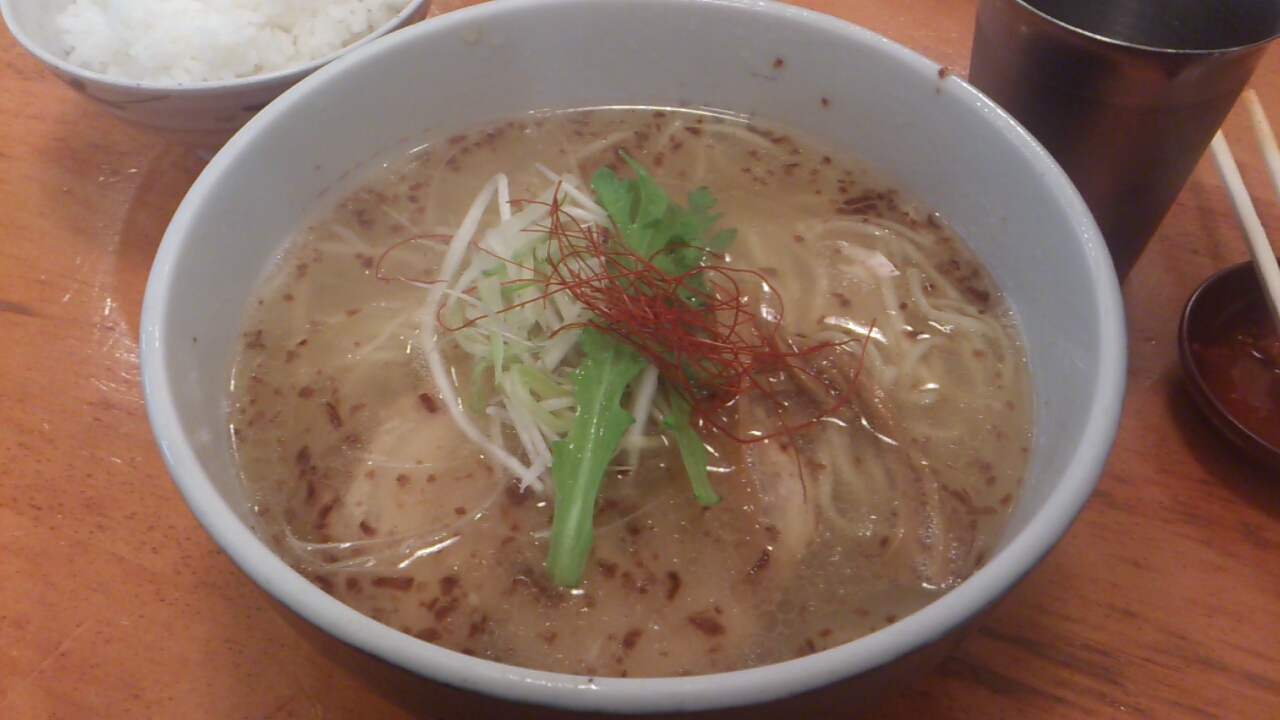 塩ラーメンが食べたくて。