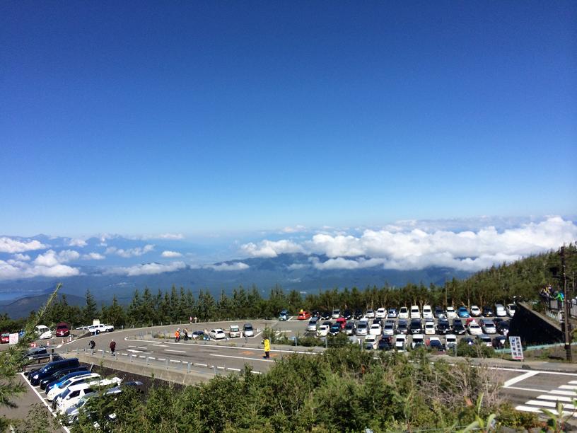 富士山に初めて登りました