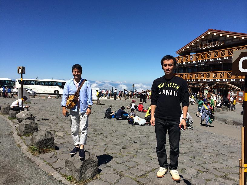 富士山に初めて登りました