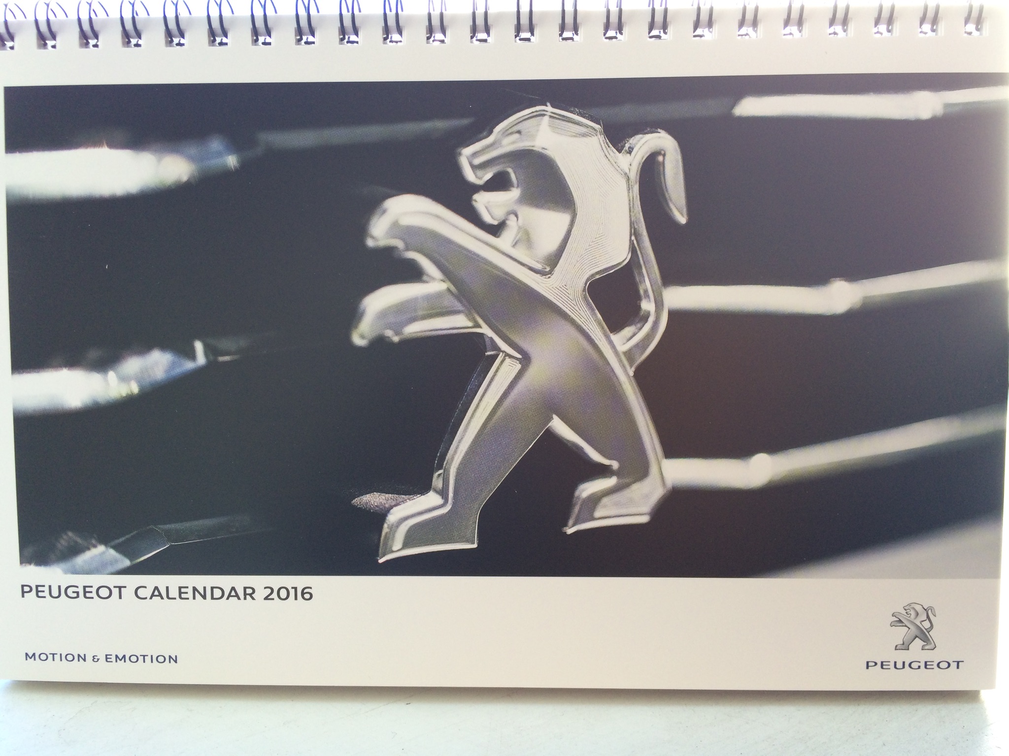 2016年のカレンダー