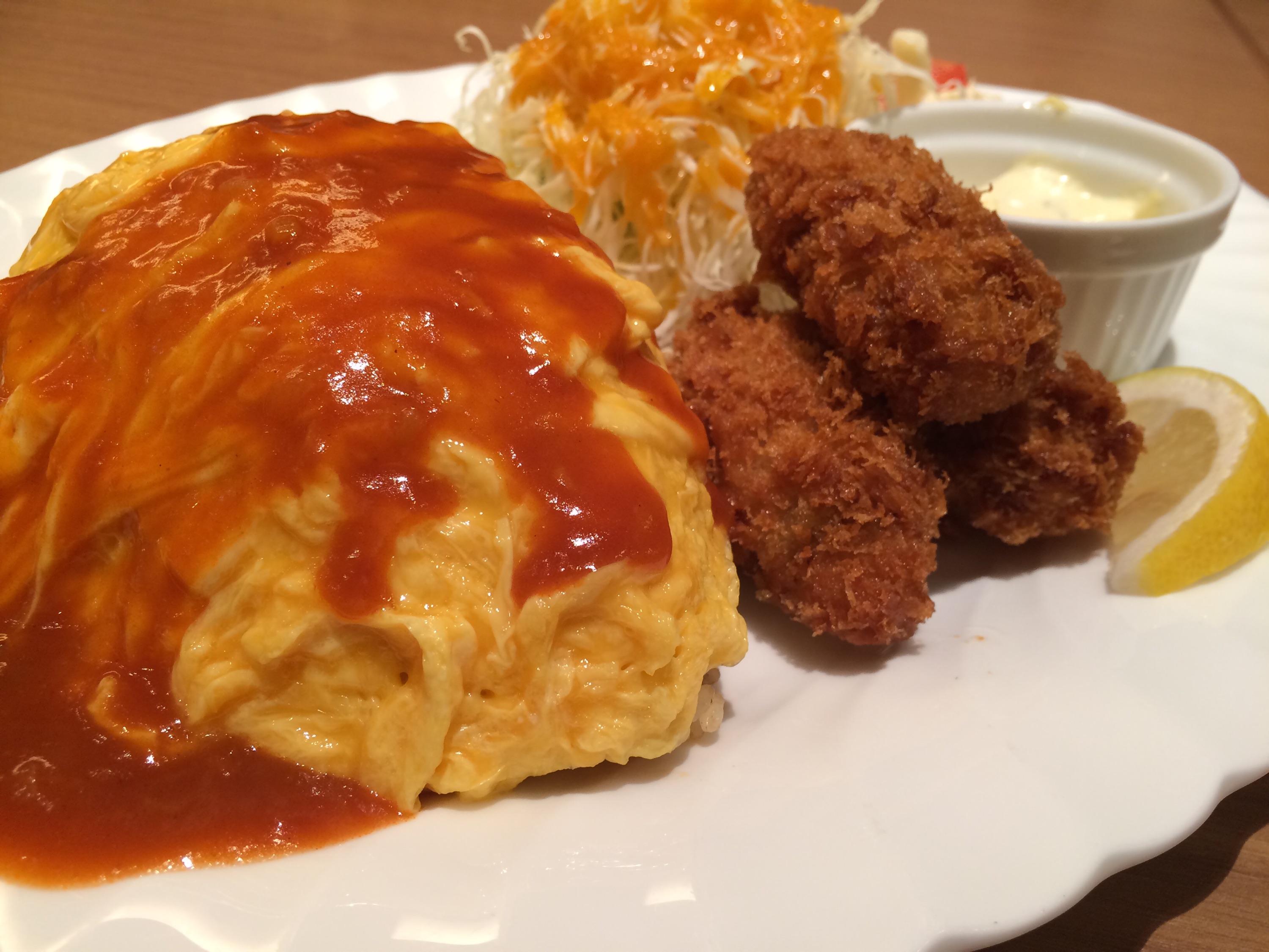 オムライス＆カキ