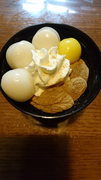 わらび餅＆白玉くりぃむぜんざい