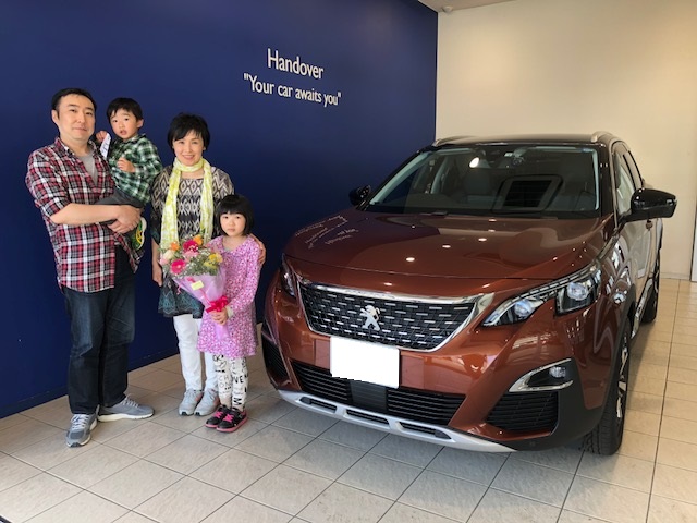 3008BlueHDi　SP　EDITION　納車式