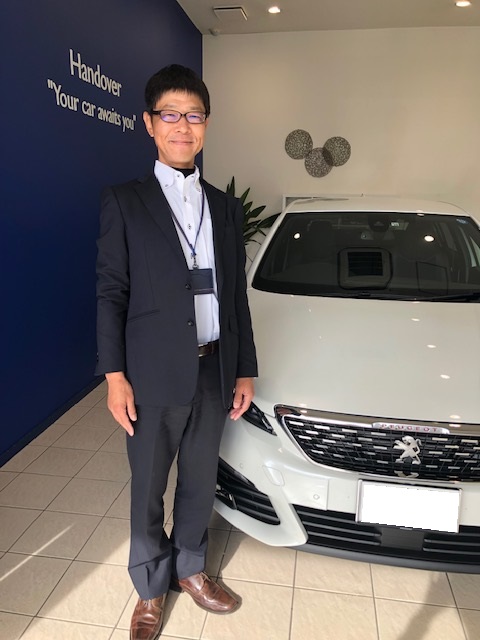 308GT-BlueHDi　パールホワイト　納車式