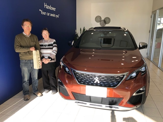 3008GT　FCP　メタリックコッパー　納車式