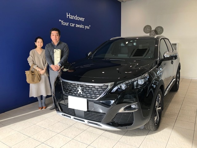 3008GT　FCP　ペルラネラブラック　納車式