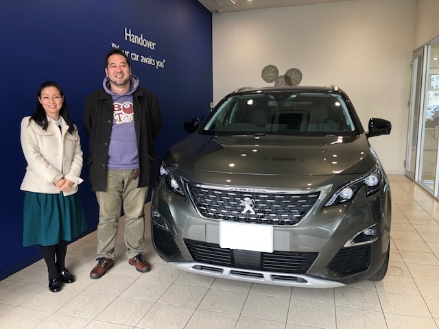 5008ALLURE P.S/R アマゾナイトグレー納車式