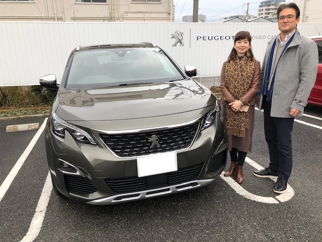 3008GT　アマゾナイトグレー　納車式