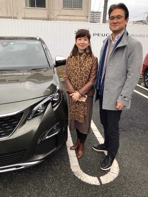 3008GT　アマゾナイトグレー　納車式