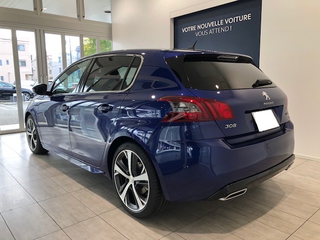 308GT BlueHDiマグネティックブルー納車式