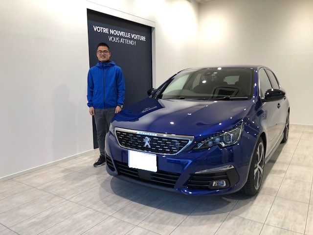 308GT BlueHDiマグネティックブルー納車式