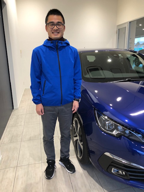 308GT BlueHDiマグネティックブルー納車式