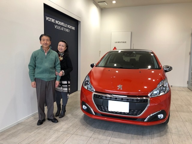 208ALLURE P.G.ROOF オレンジパワー納車式