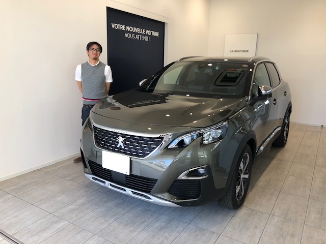 3008GT　アマゾナイトグレー納車式