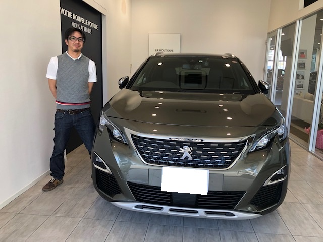 3008GT　アマゾナイトグレー納車式