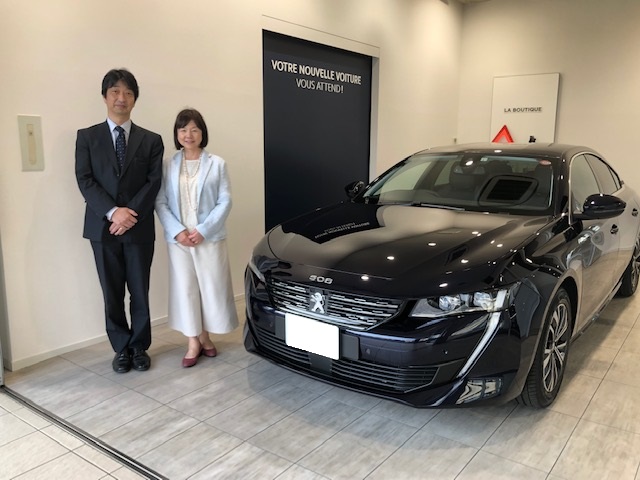 NEW508 ALLURE　ダークブルー　納車式