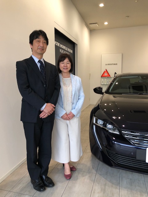 NEW508 ALLURE　ダークブルー　納車式