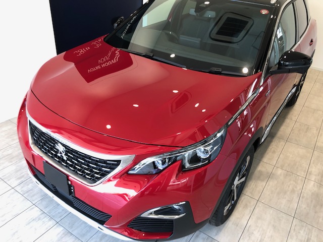 3008GT-LINE　ULTIMATE RED　納車式